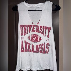 University of Arkansas Tank Top